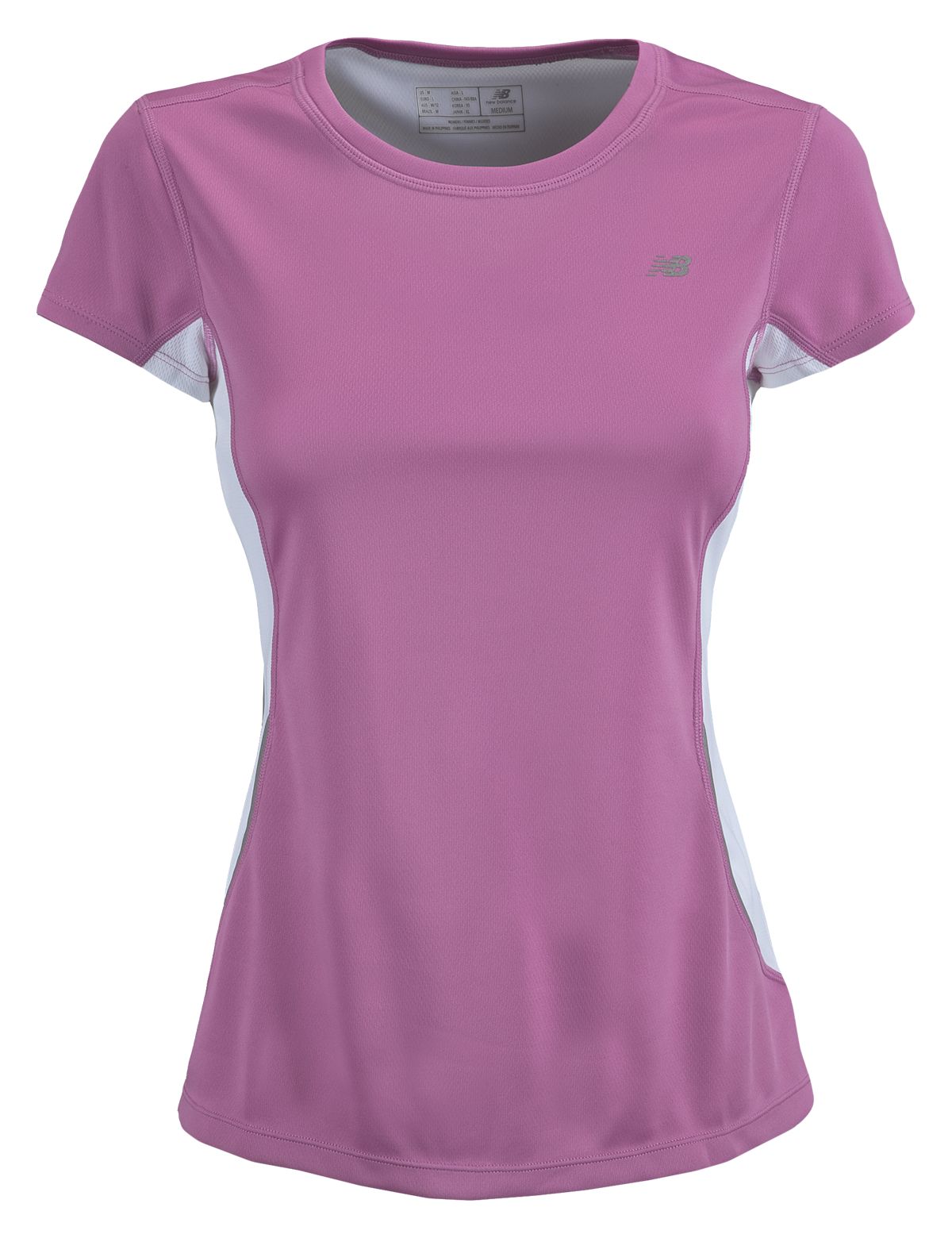 Color-Block Tempo Short Sleeve, Spring Crocus