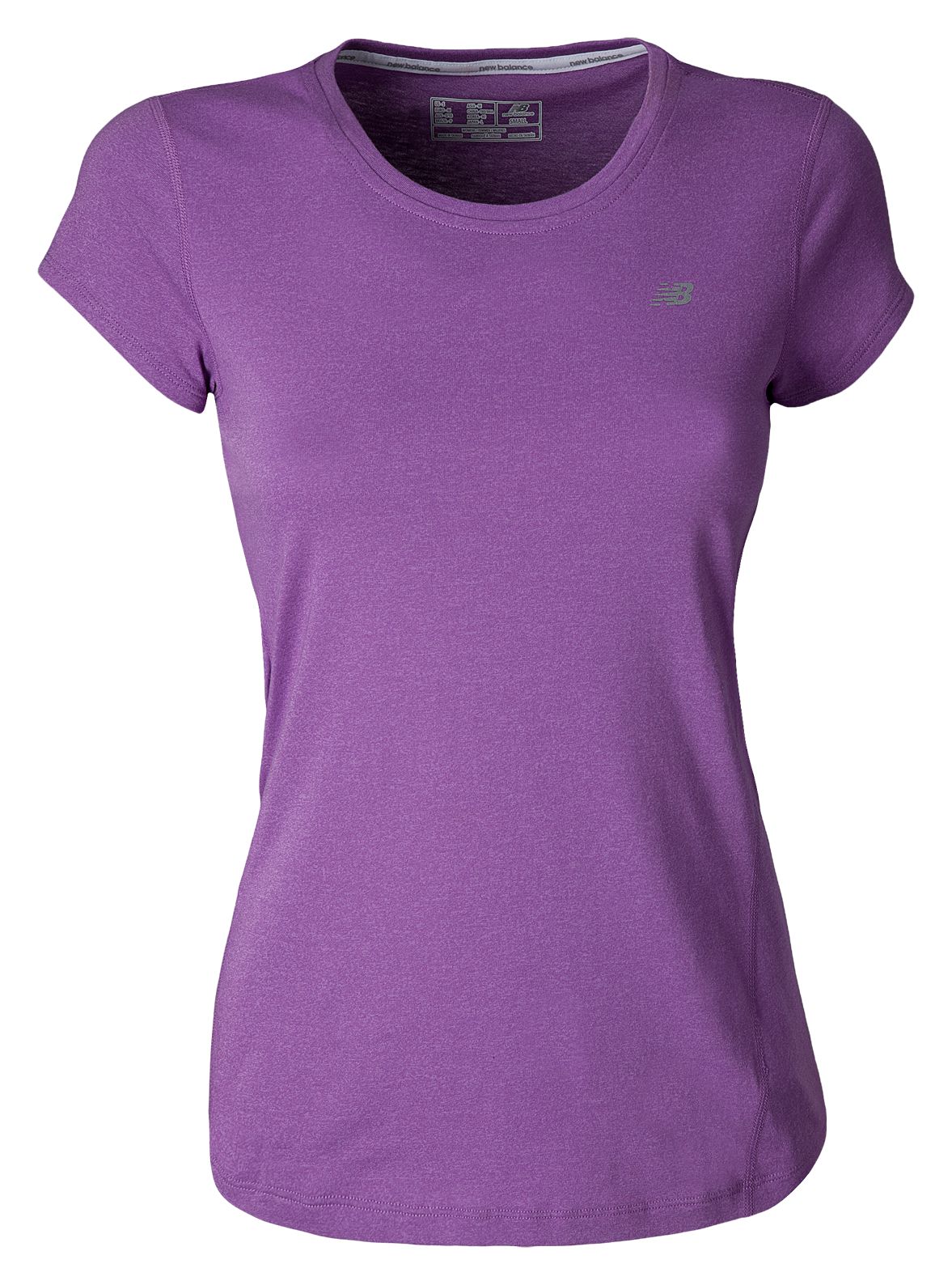 Heathered Short Sleeve, Dewberry