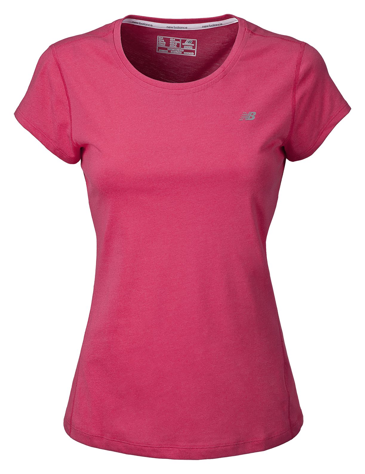 Heathered Short Sleeve, Virtual Pink
