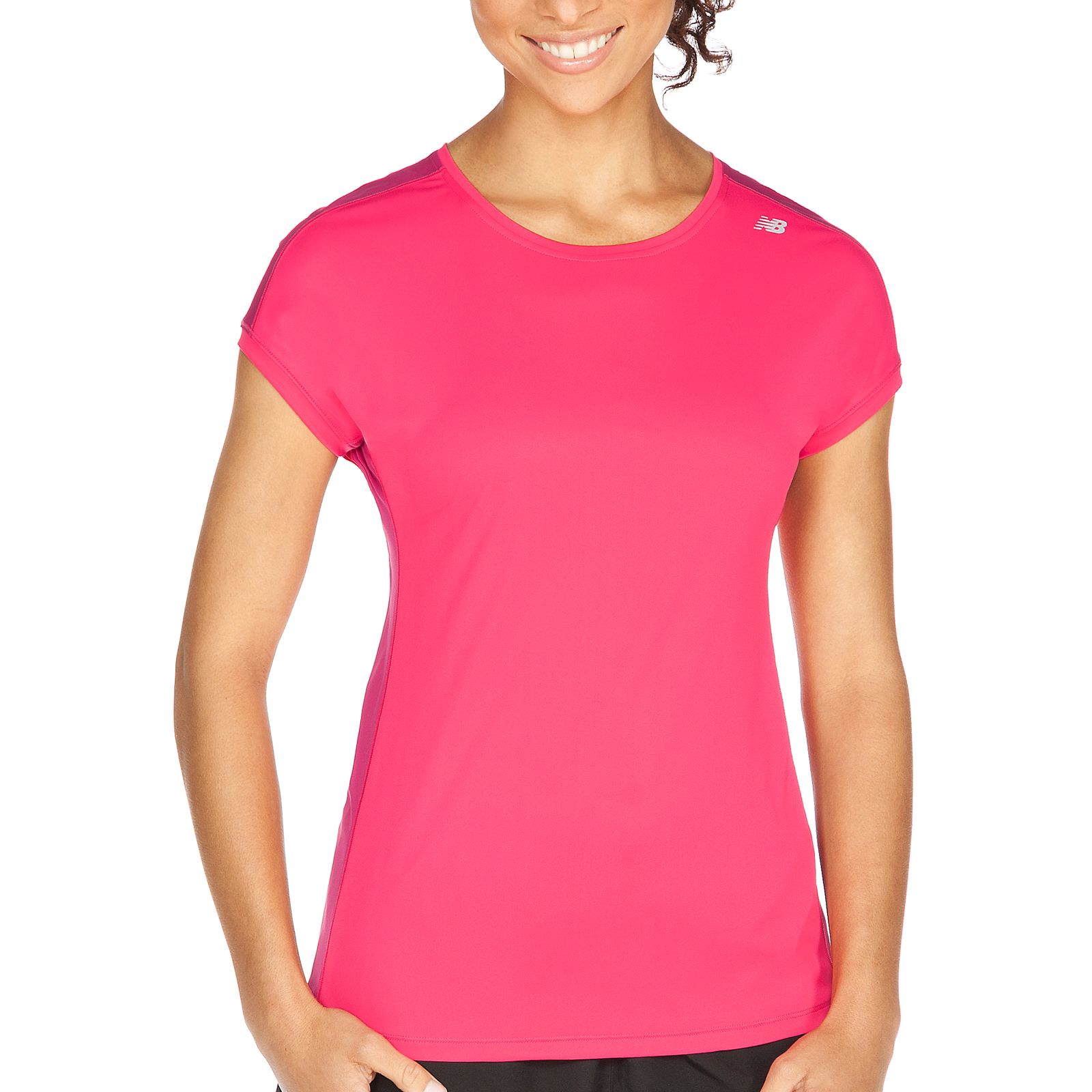 Icefil Short Sleeve, Raspberry with Sangria