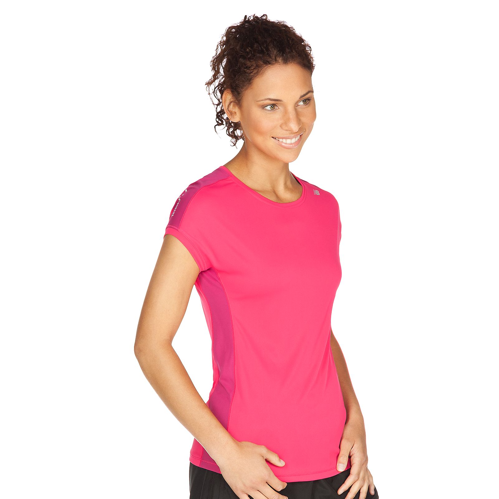 Icefil Short Sleeve, Raspberry with Sangria