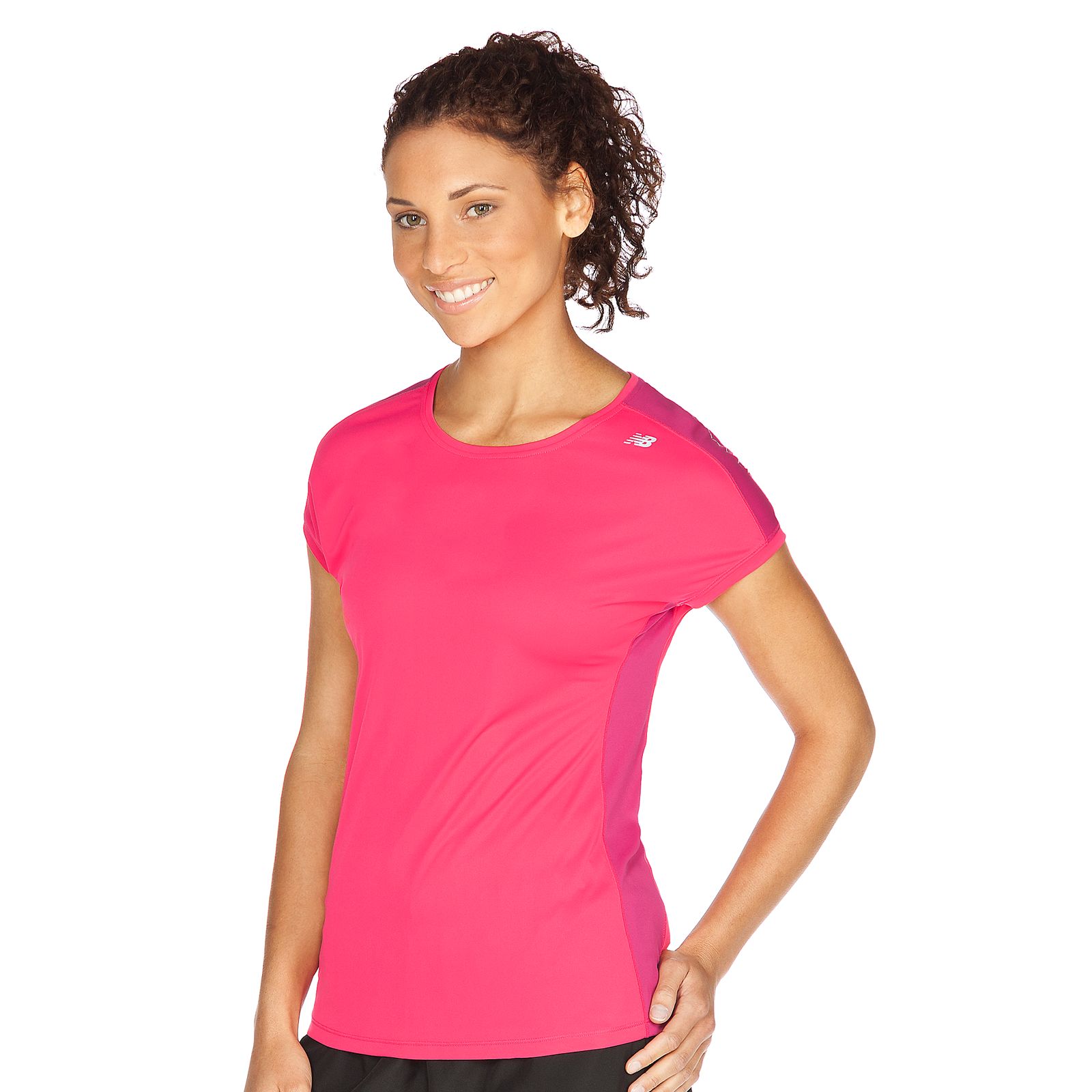 Icefil Short Sleeve, Raspberry with Sangria