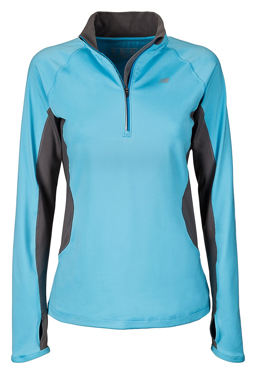 Megaheat Competitor Half Zip, Aquarius with Raven