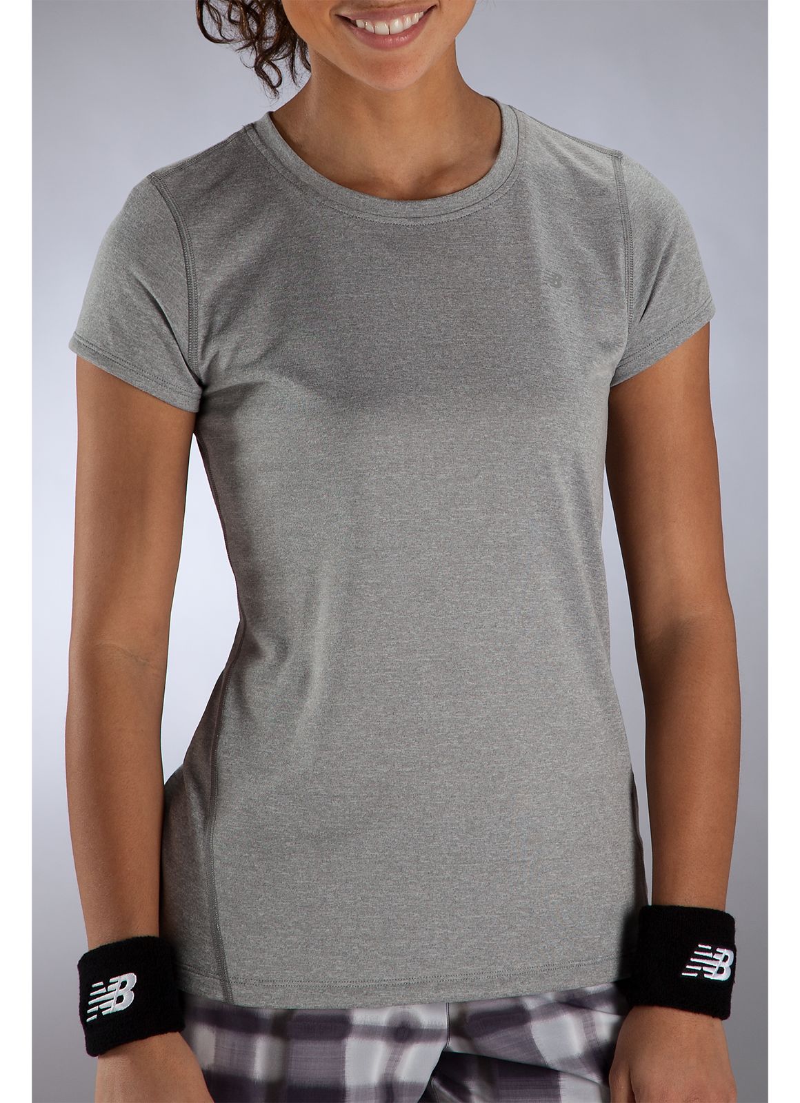 Heathered Short Sleeve, Athletic Grey