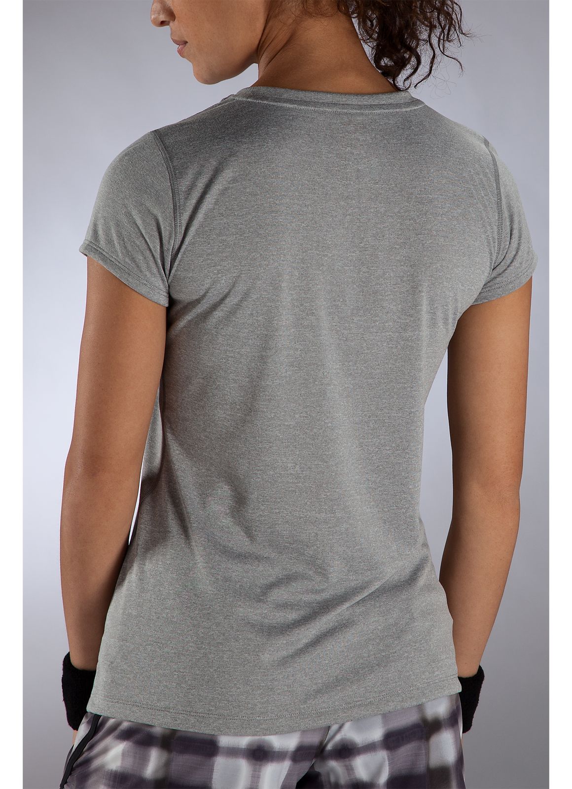 Heathered Short Sleeve, Athletic Grey