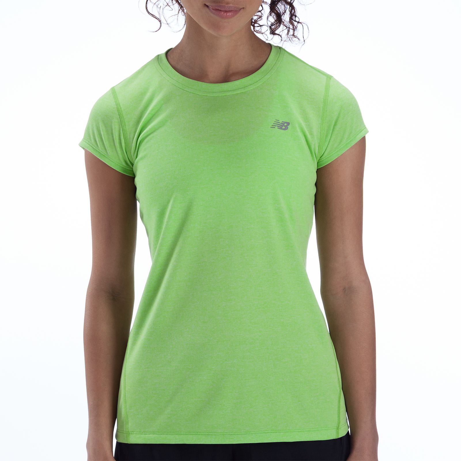 Heathered Short Sleeve, Paradise Green