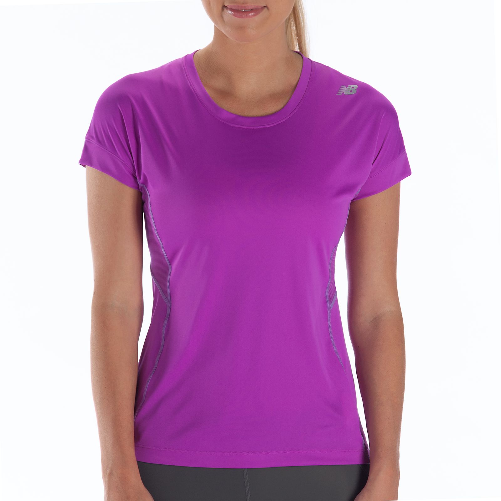 Impact Short Sleeve, Purple Cactus Flower with Magnet
