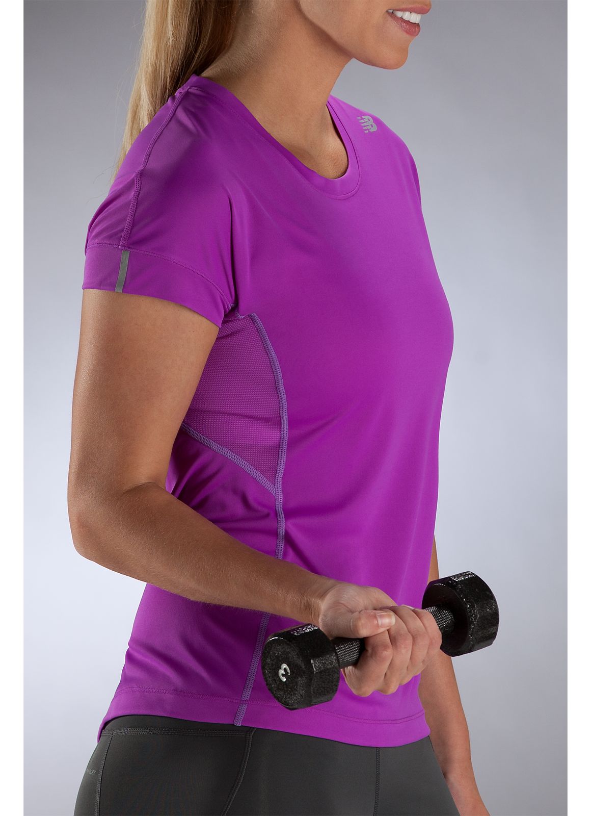 Impact Short Sleeve, Purple Cactus Flower with Magnet