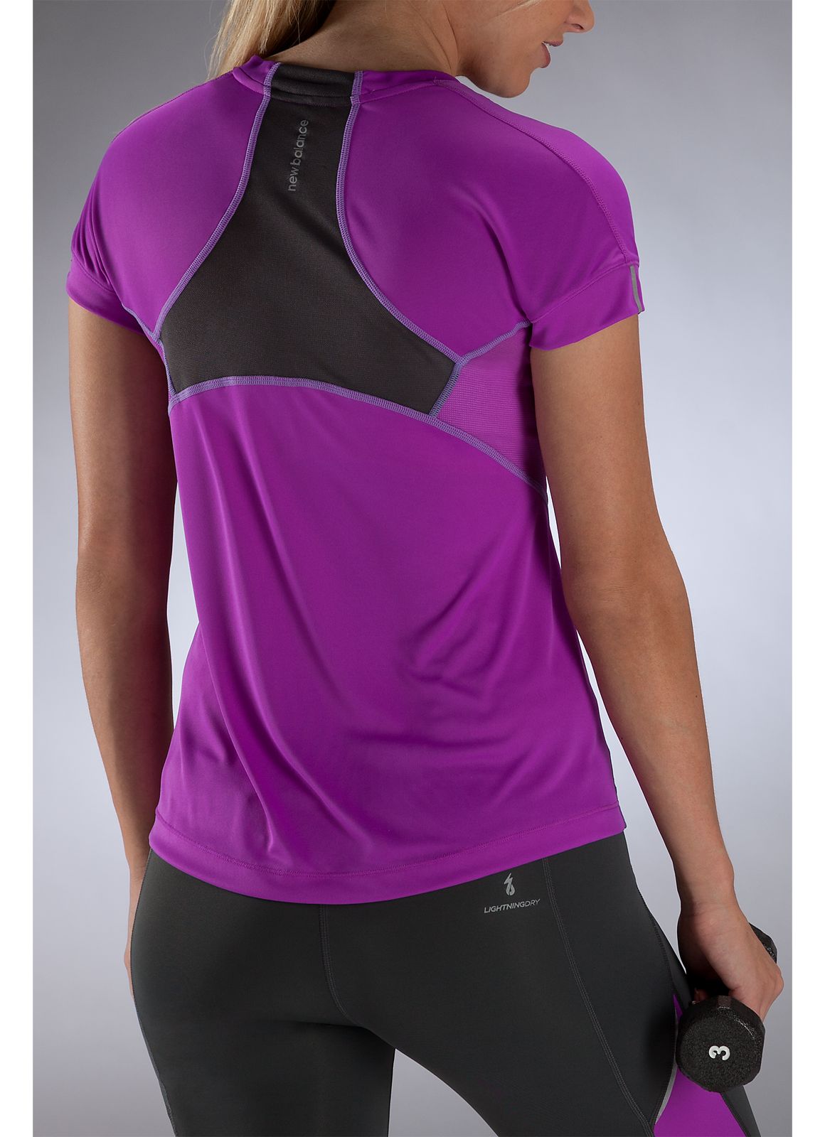 Impact Short Sleeve, Purple Cactus Flower with Magnet
