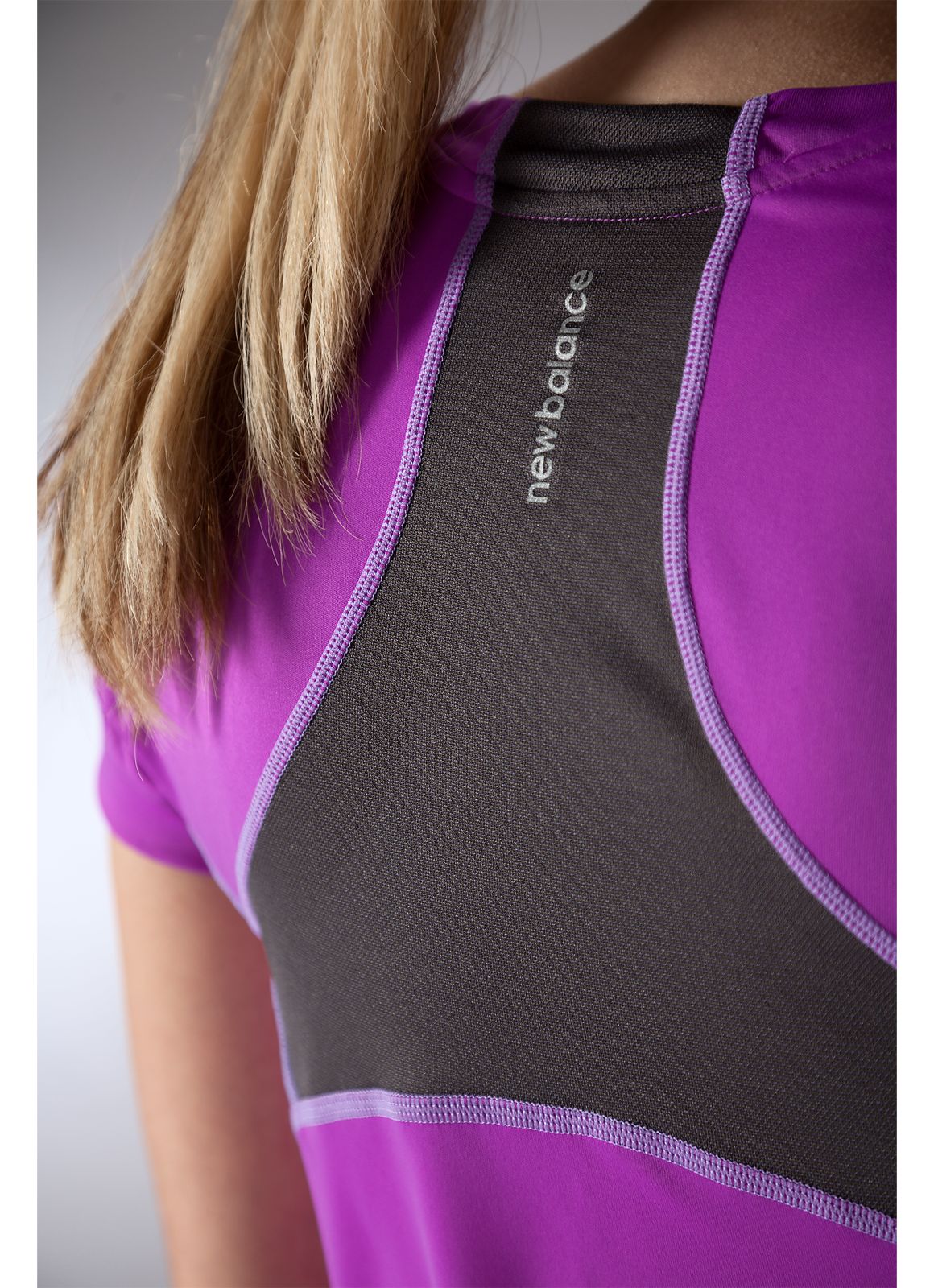 Impact Short Sleeve, Purple Cactus Flower with Magnet