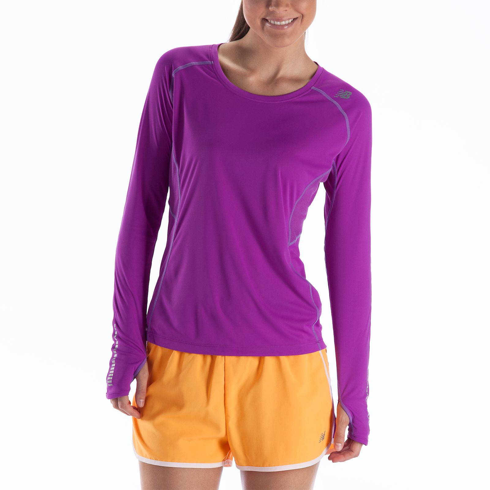 Impact Long Sleeve, Purple Cactus Flower with Magnet