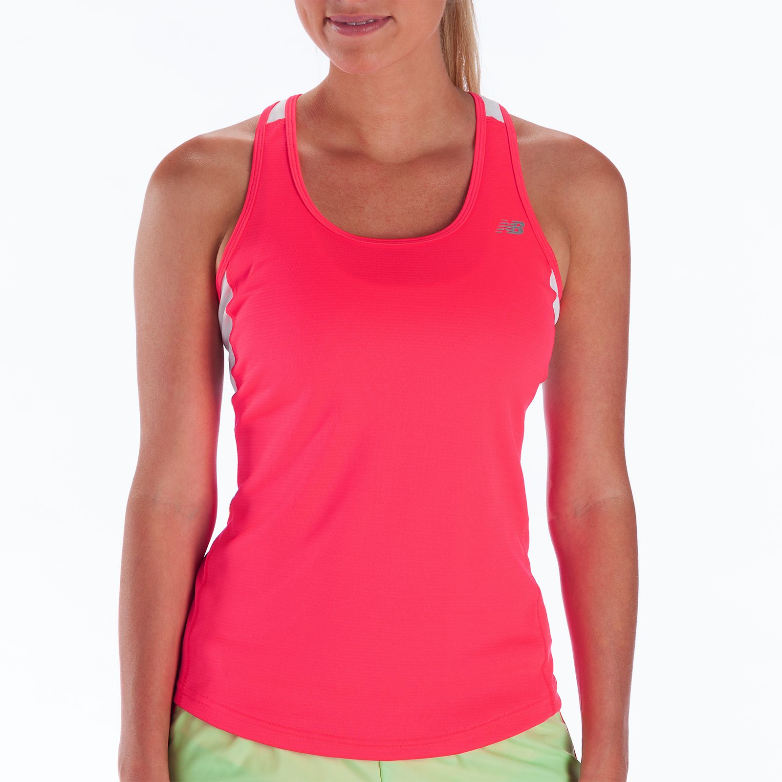 Momentum Racerback, Diva Pink with White