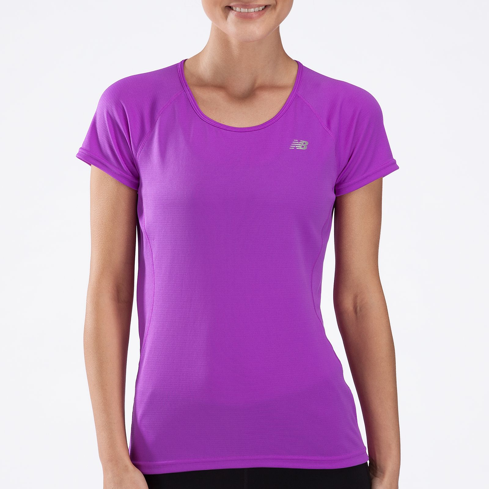 Momentum Short Sleeve, Purple Cactus Flower