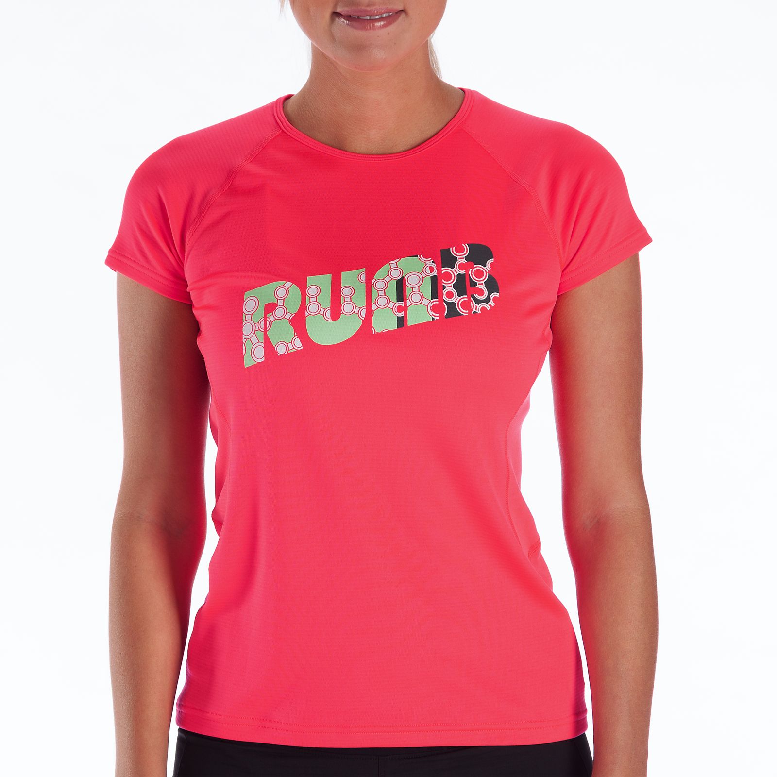 Momentum Short Sleeve Graphic, Diva Pink