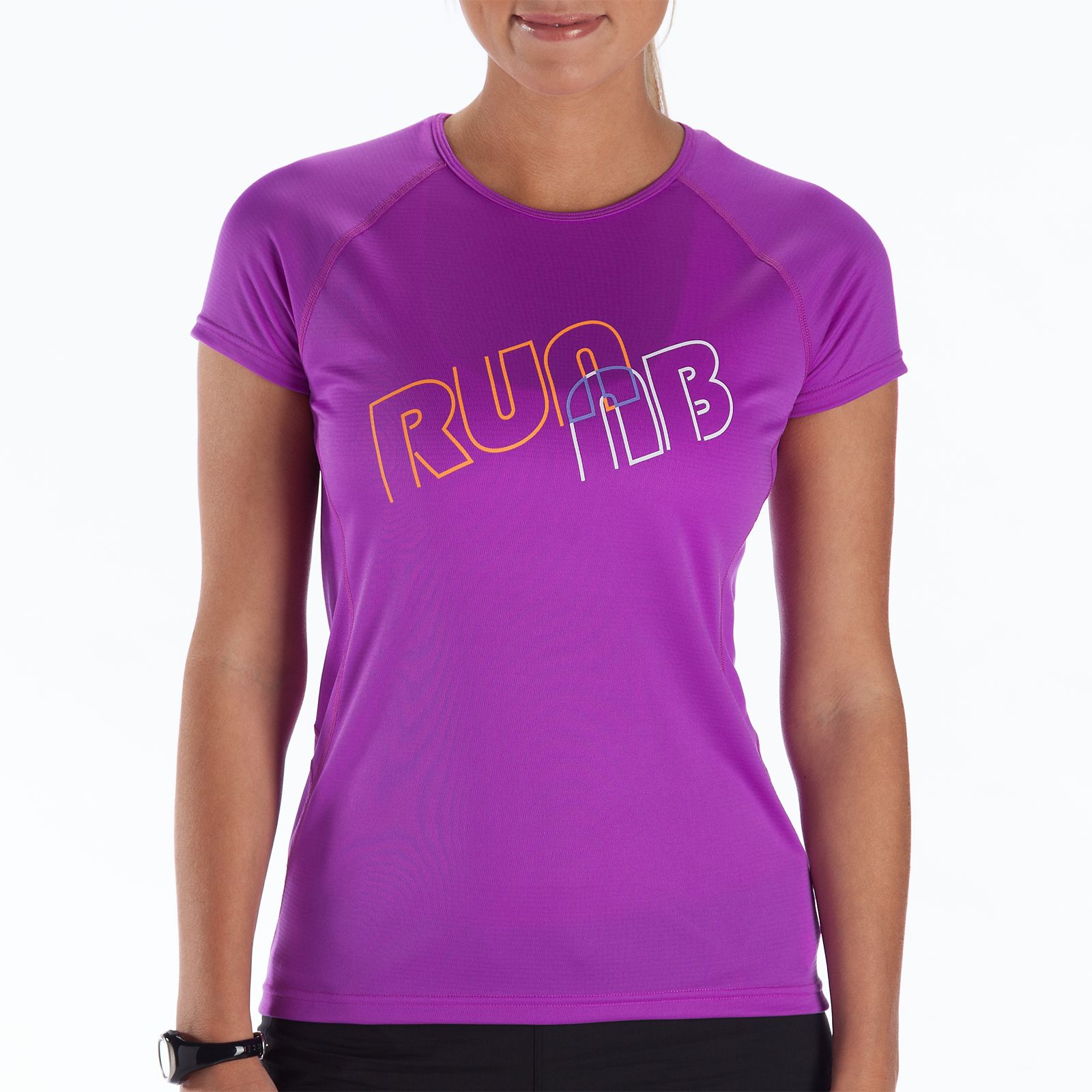Momentum Short Sleeve Graphic, Purple Cactus Flower