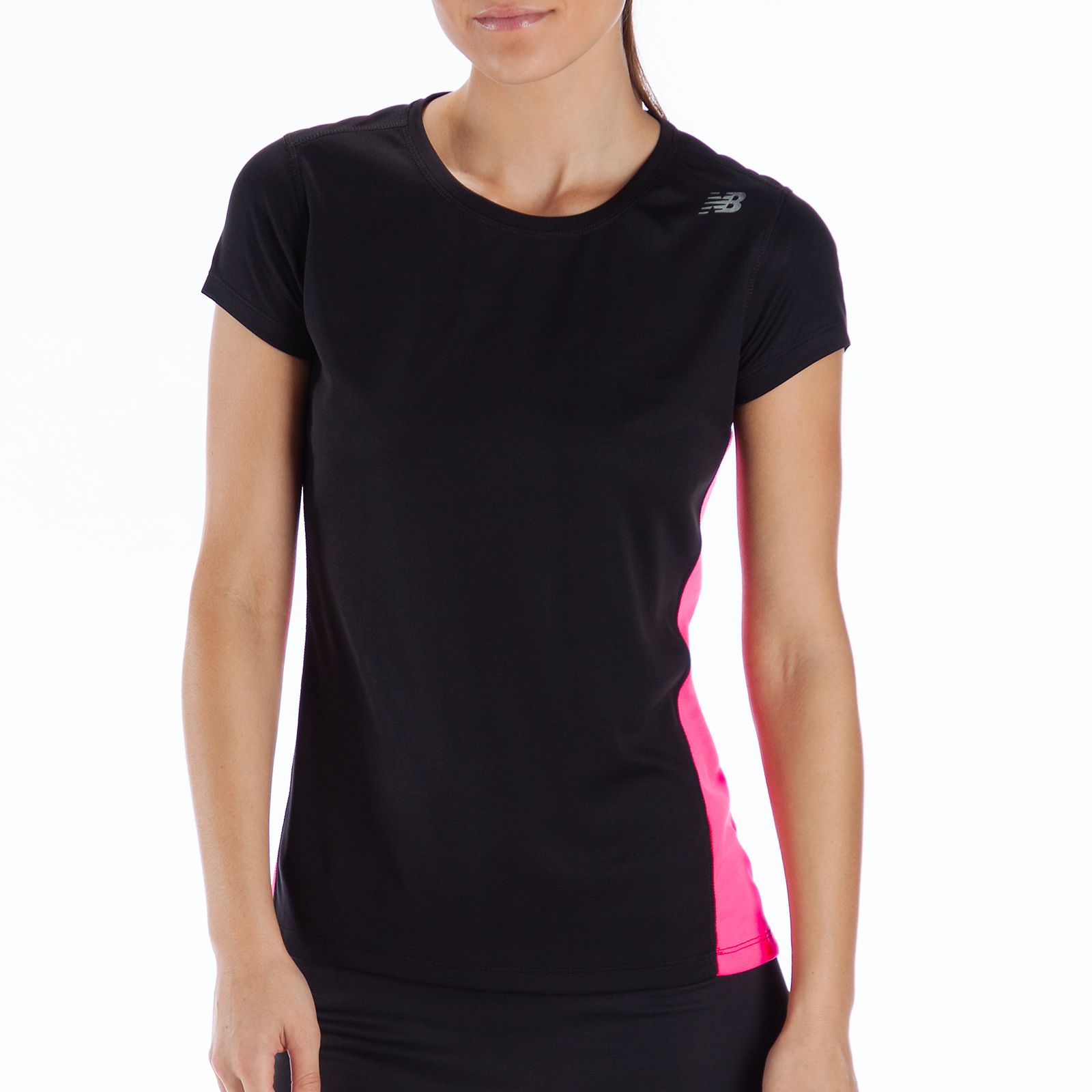 Go 2 Short Sleeve, Black with Pink Shock