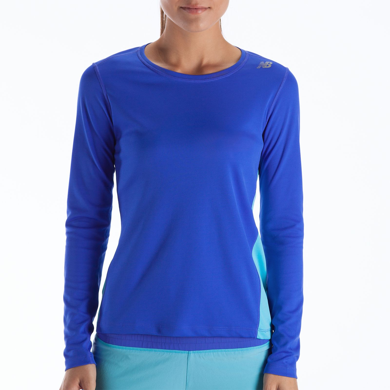 Go 2 Long Sleeve, Dazzling Blue with Blue Atoll