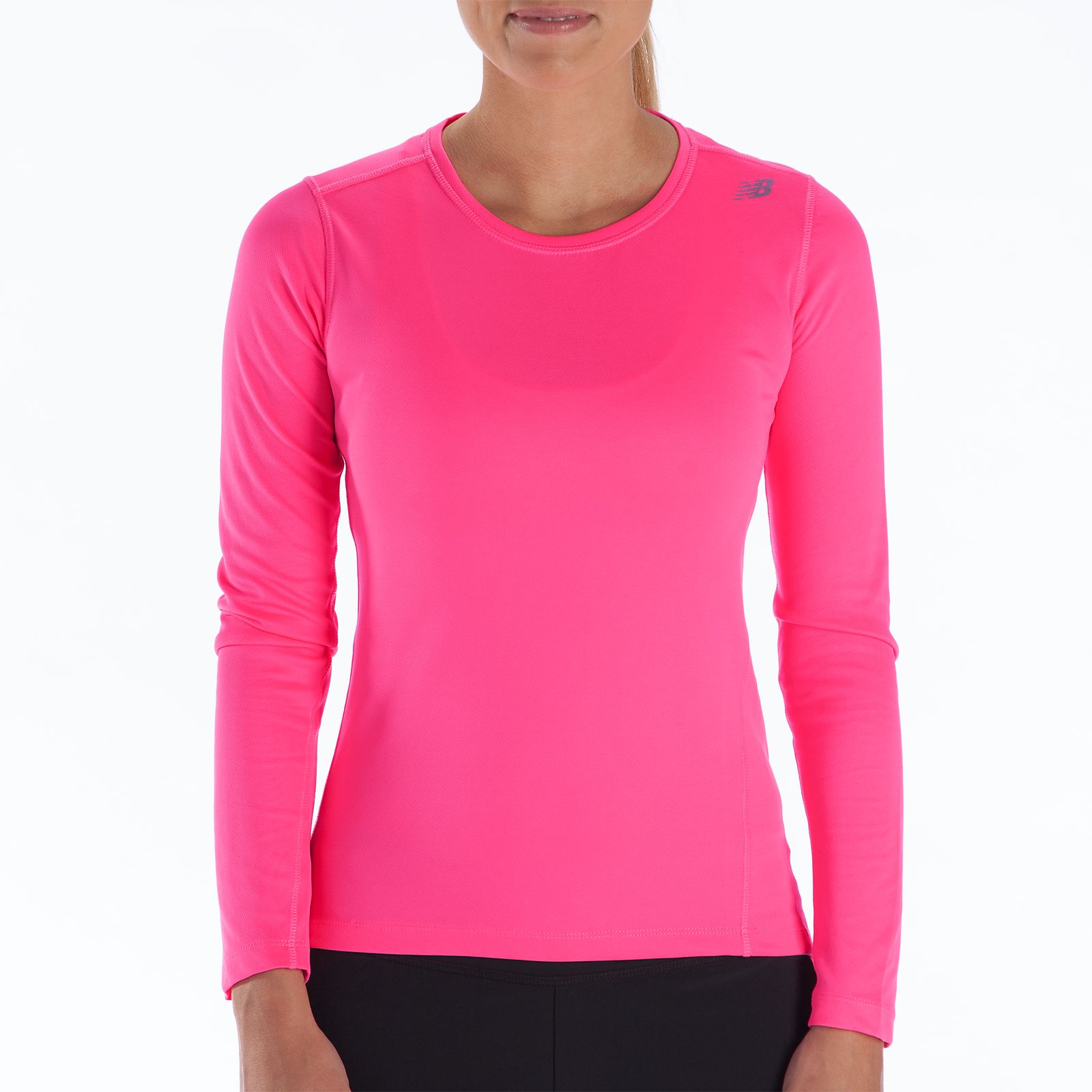Go 2 Long Sleeve, Pink Shock