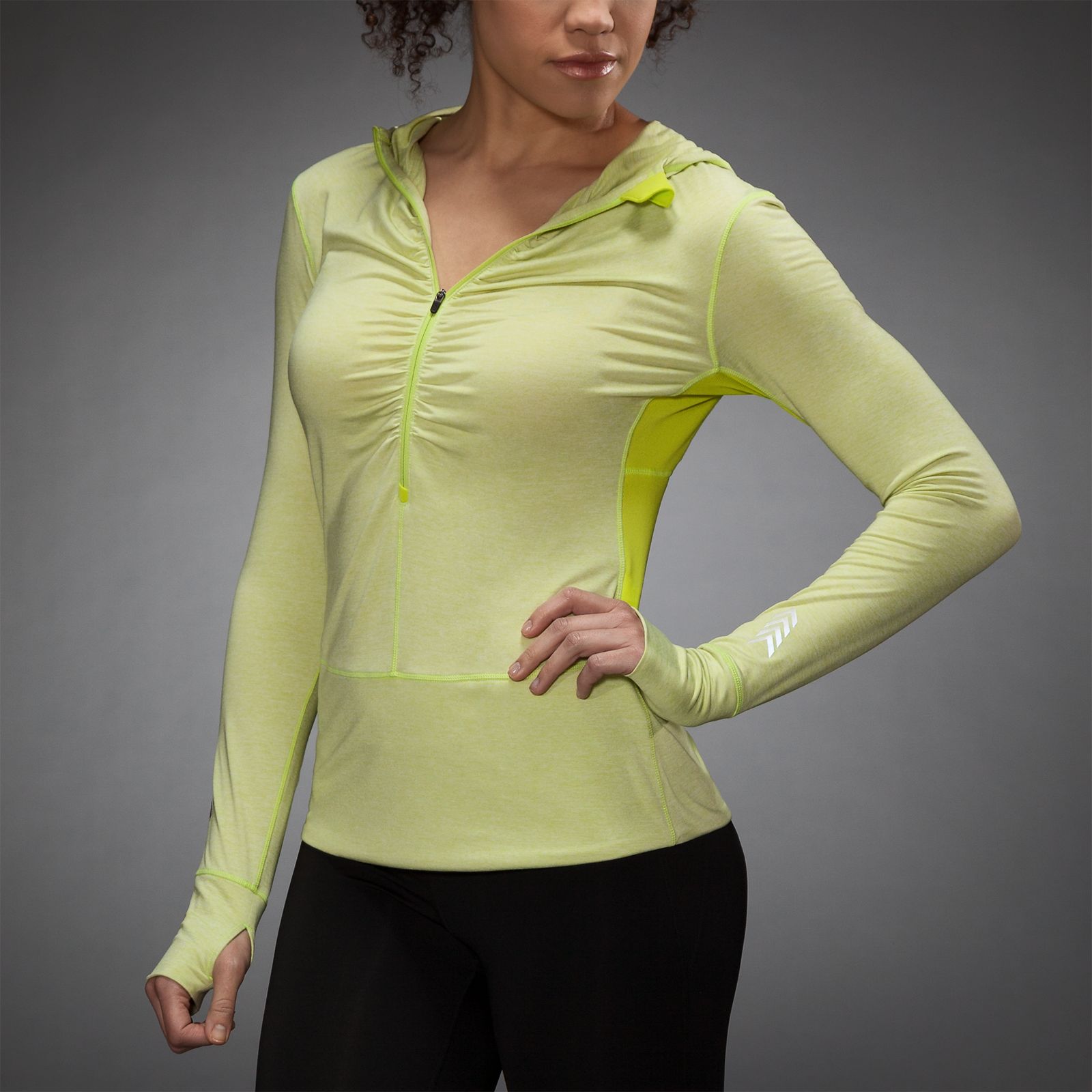 HKNB 1/2 Zip, Lime Punch