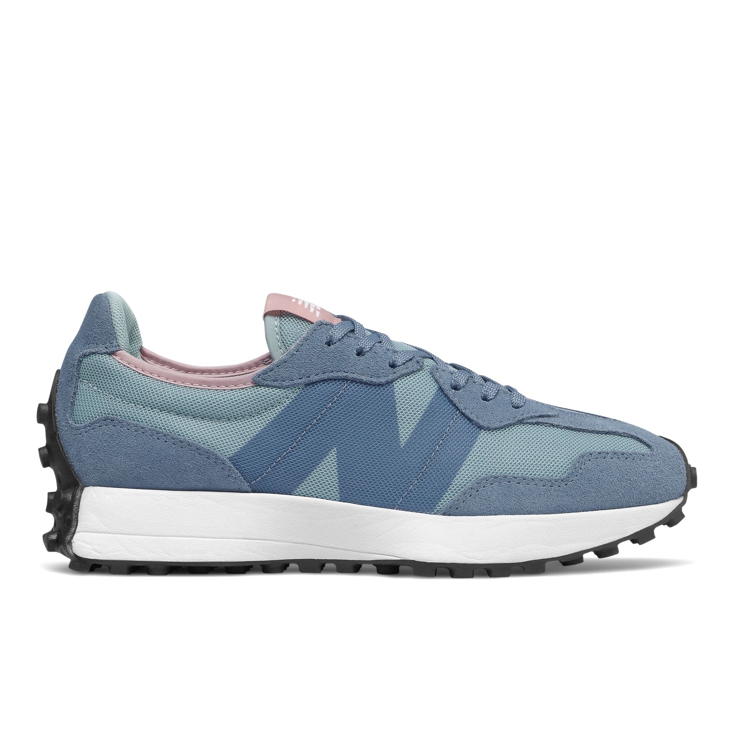 New Balance 327 Blue Marathon Running Shoes (Low Tops/Retro/Women's) WS327LAB - WS327LAB