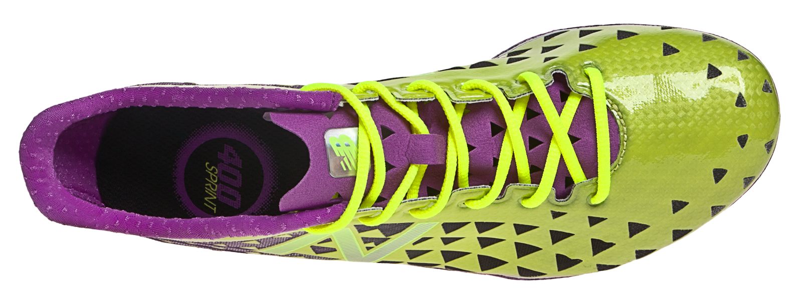 New Balance 400, Green with Purple