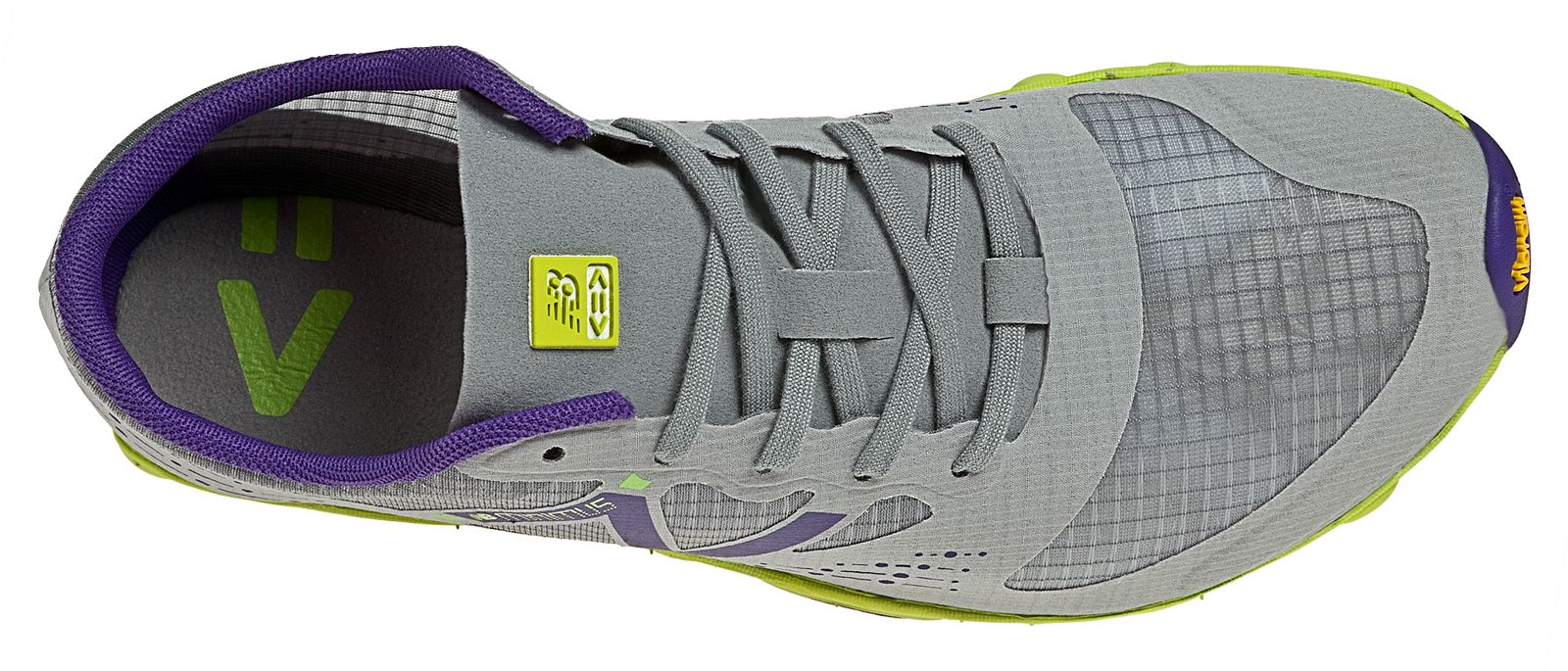 Minimus Zero Trail, Grey with Purple &amp; Neon Yellow