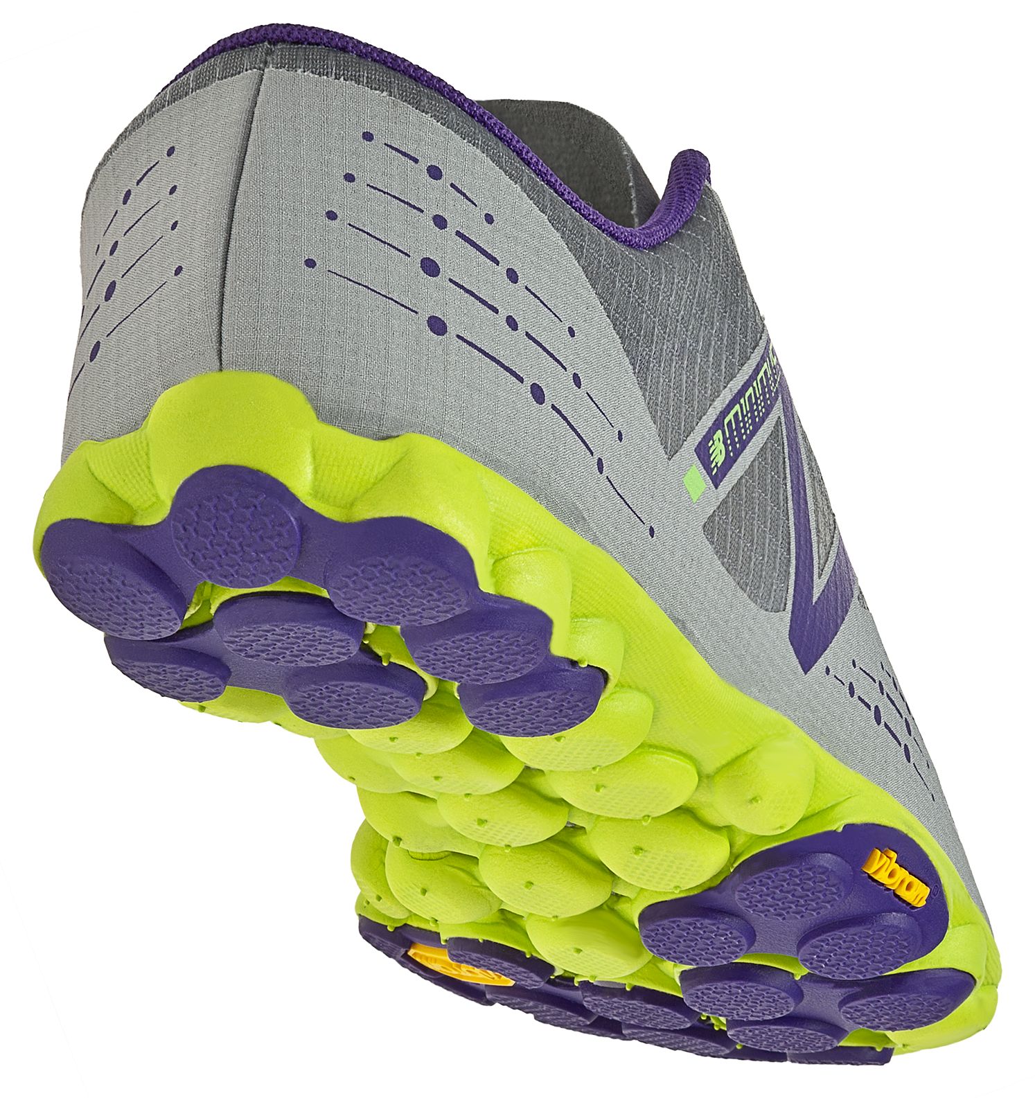Minimus Zero Trail, Grey with Purple &amp; Neon Yellow