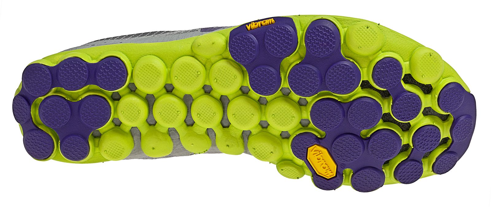 Minimus Zero Trail, Grey with Purple &amp; Neon Yellow