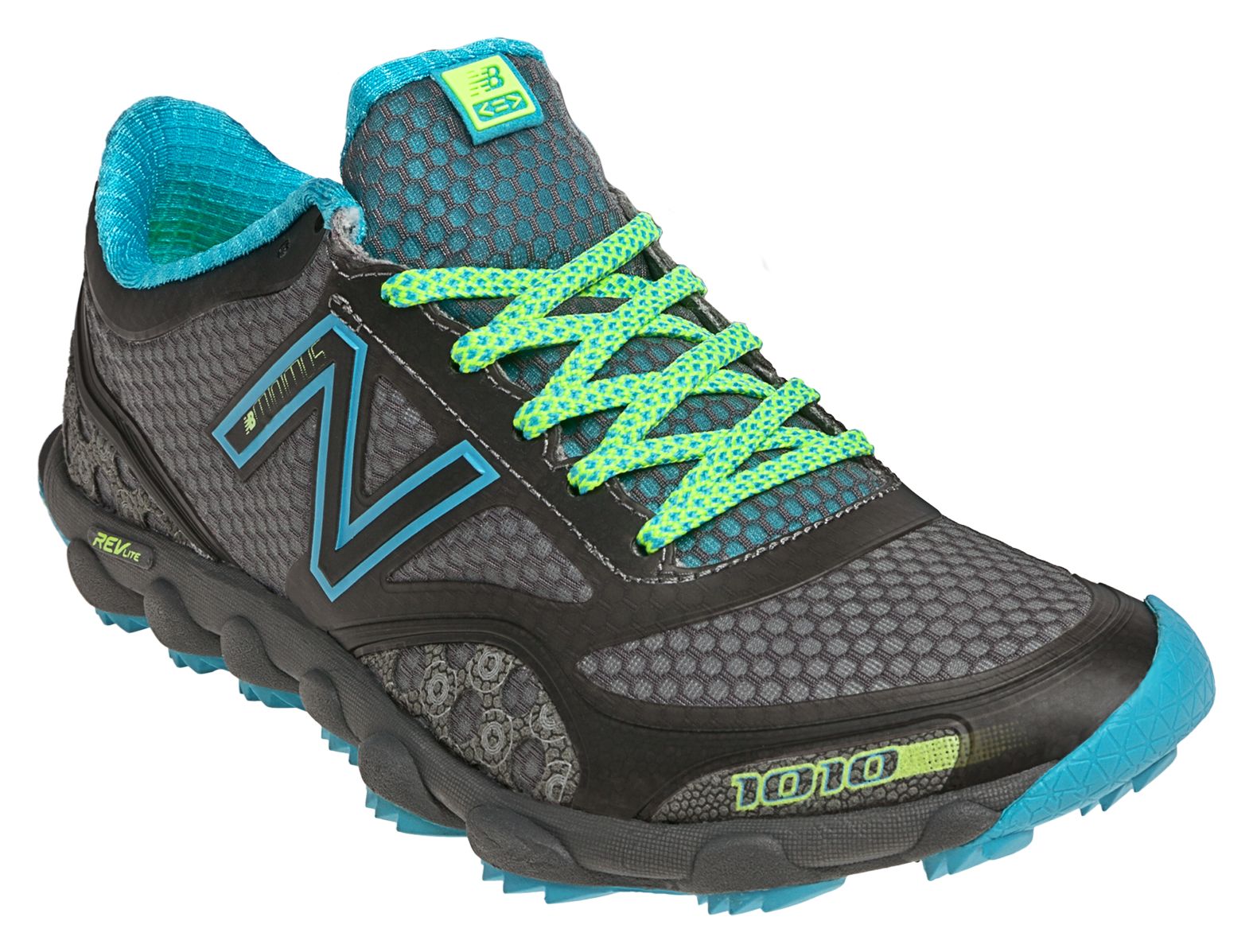 Minimus 1010 Trail, Grey with Blue Atoll &amp; Lime Green