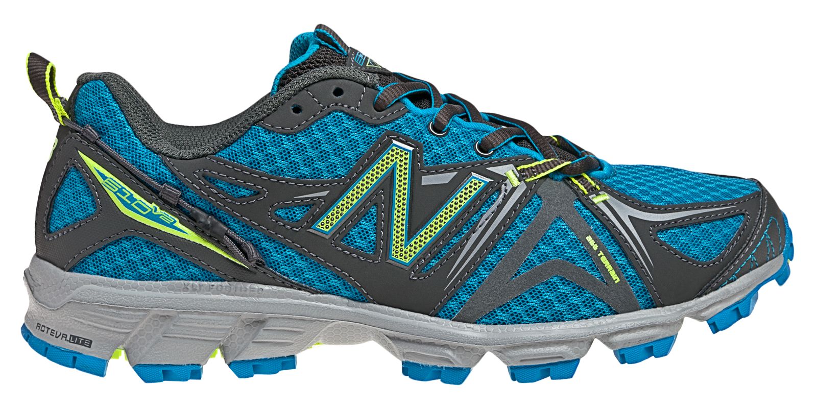 New Balance 610v2, Cobalt Blue with Grey & Lime Green