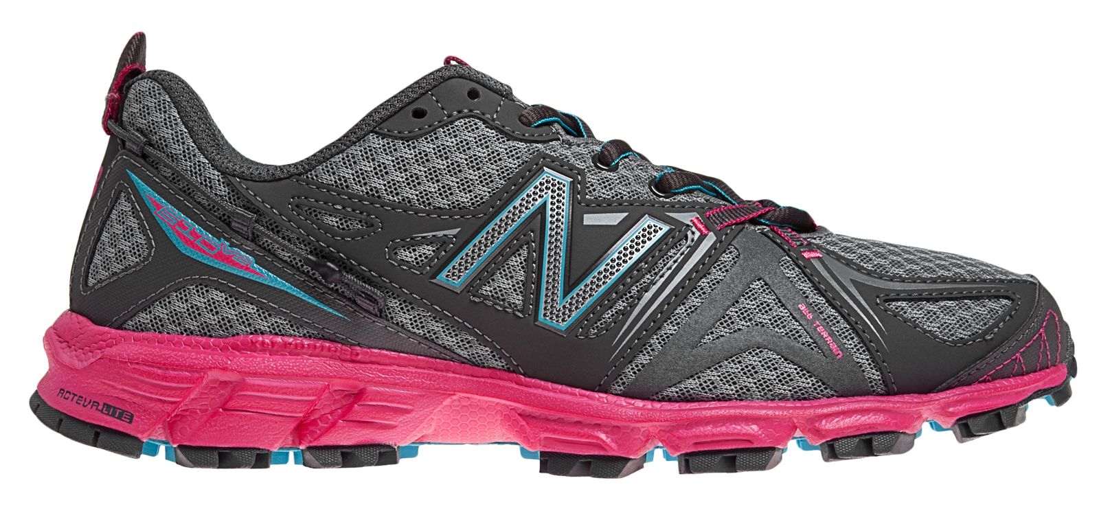 New Balance 610v2, Grey with Diva Pink & Blue Atoll