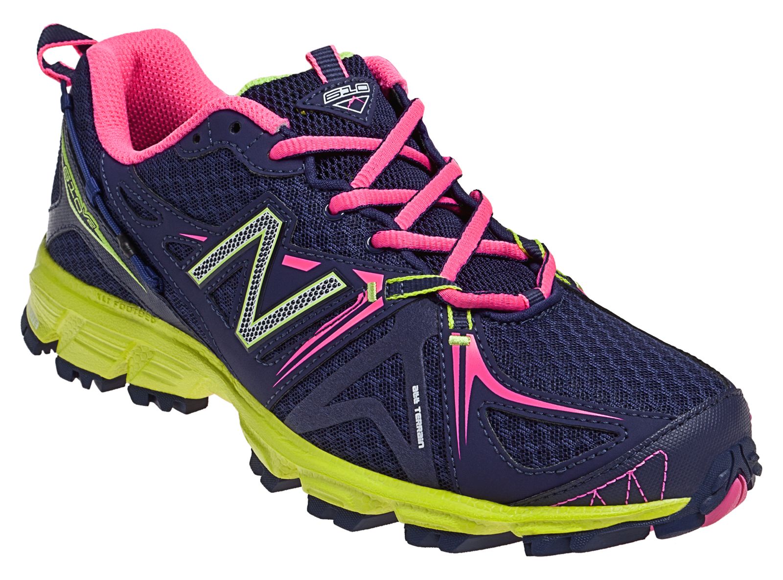 New Balance 610v2, Purple with Neon Yellow &amp; Hot Pink