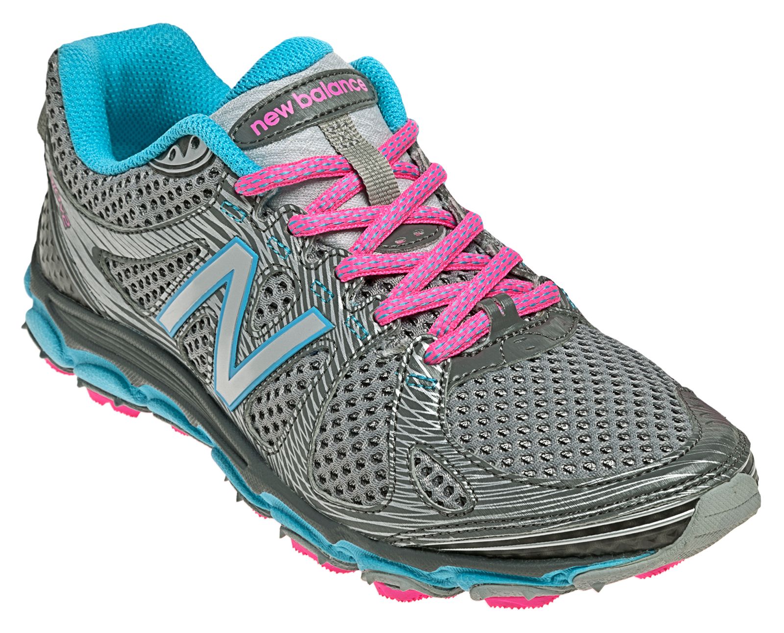 New Balance 810v2, Grey with Blue Atoll &amp; Pink Shock