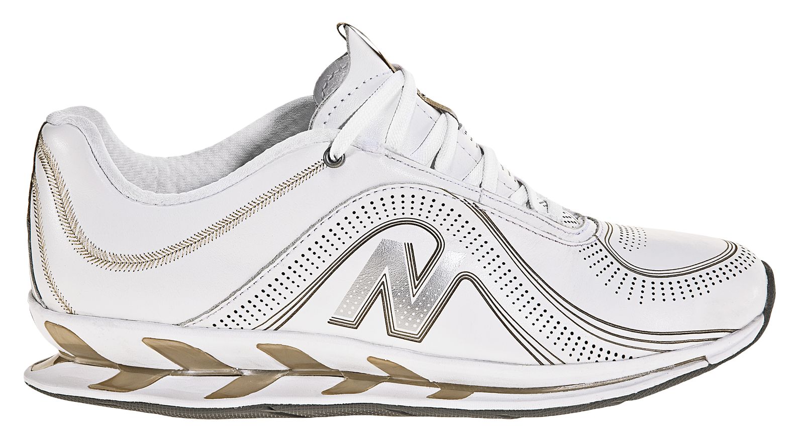 New Balance 1101, White with Gold