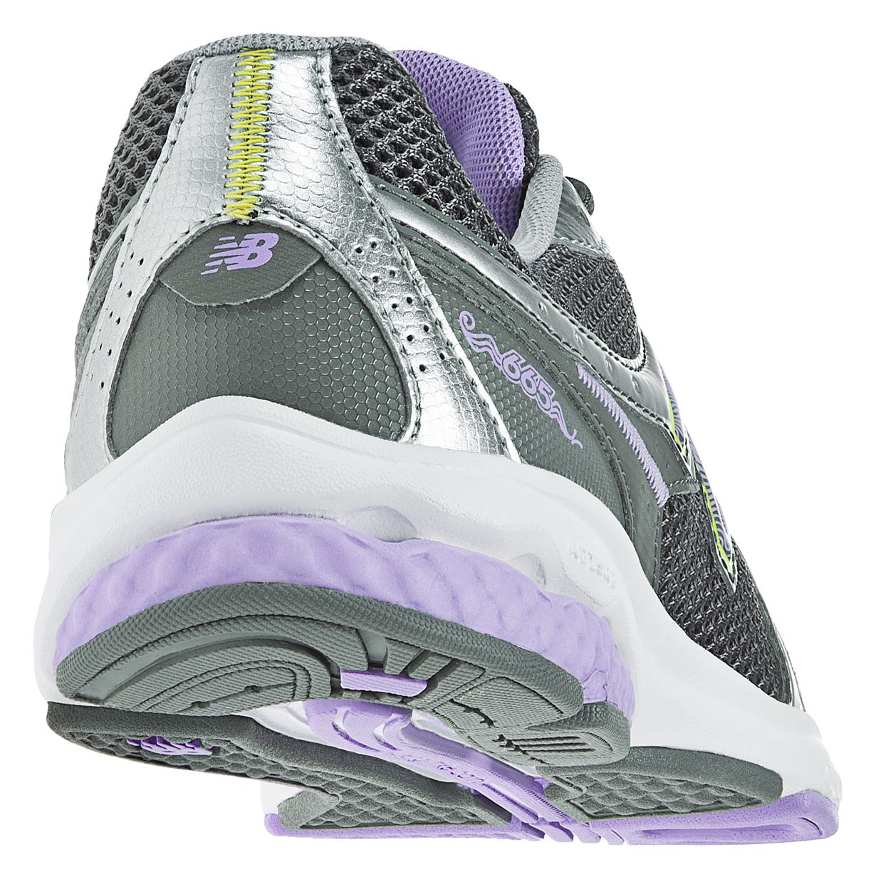 New Balance 665, Black with Purple
