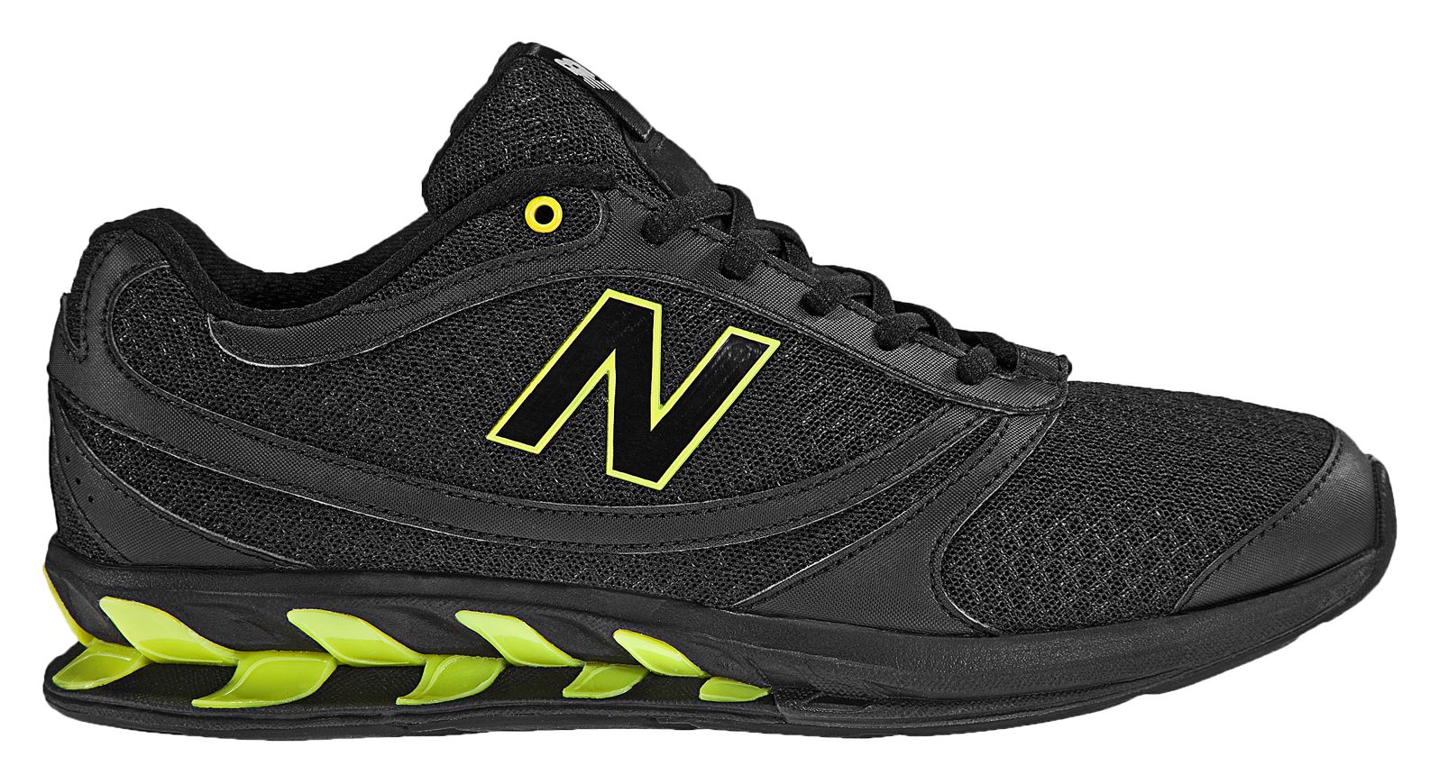 New Balance 800, Black with Lime Green
