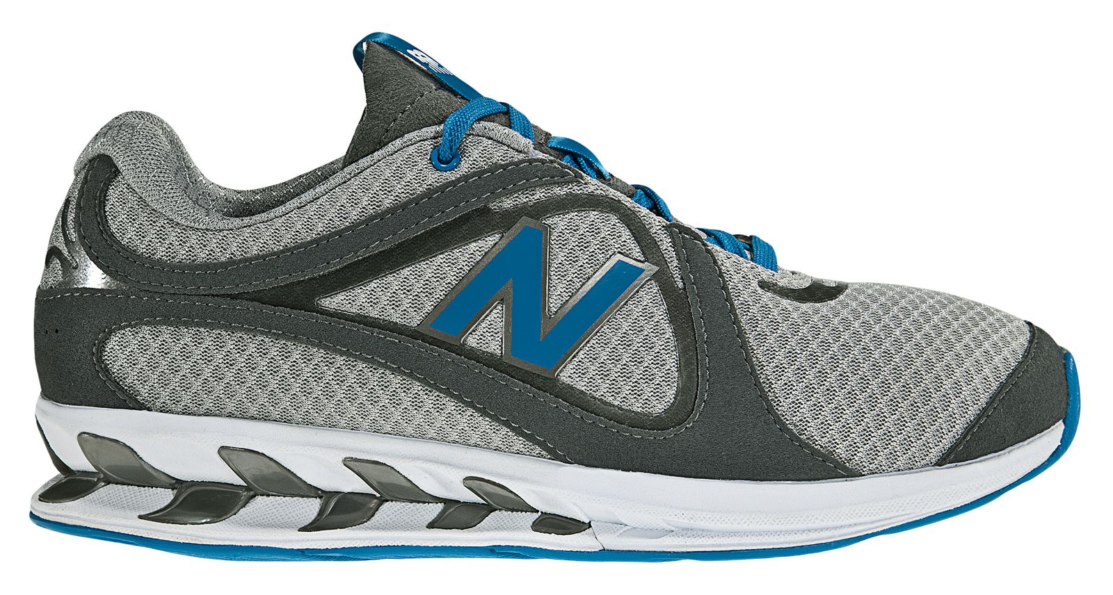 New Balance 855, Grey with Blue & White