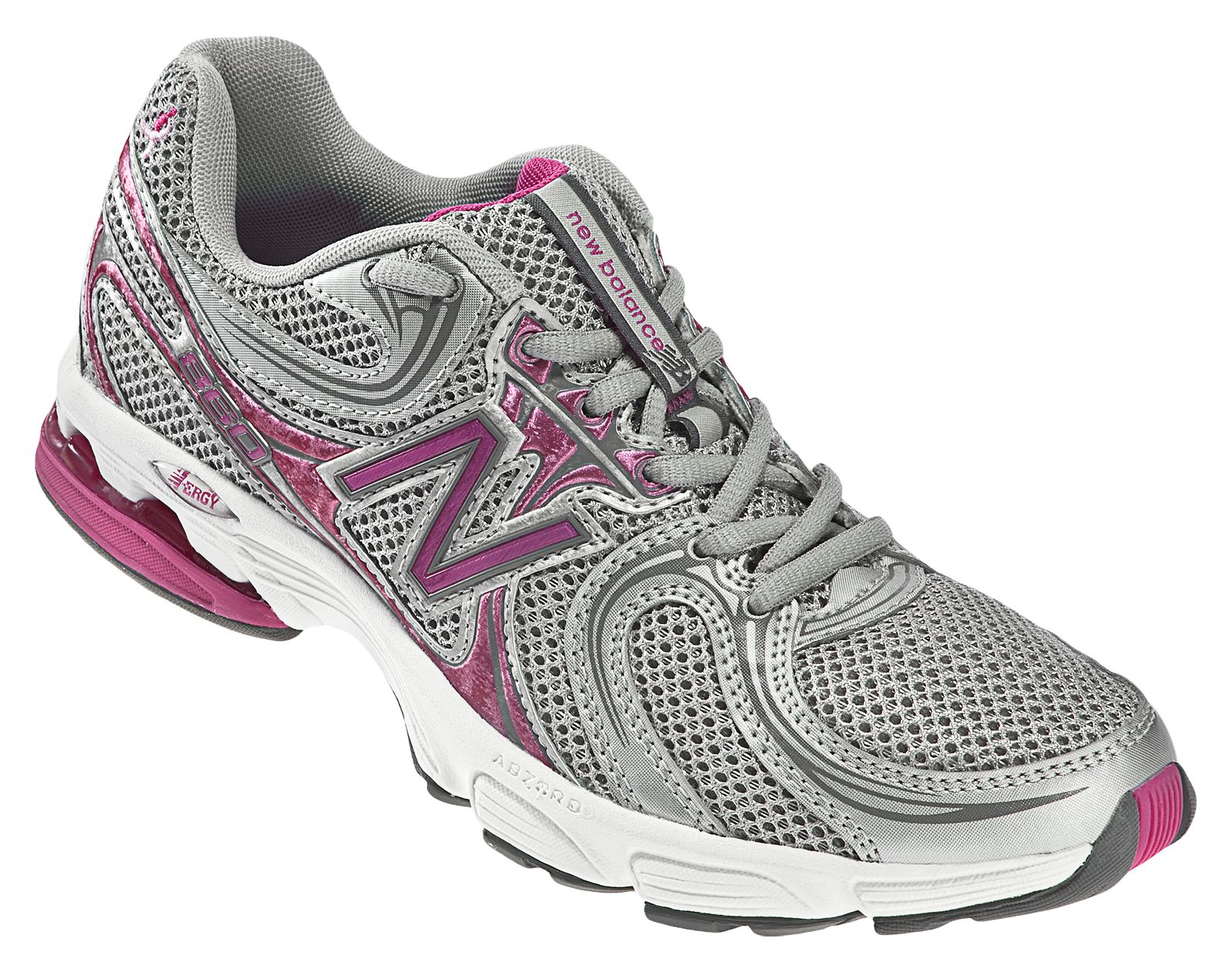 New Balance 860, Silver with Pink