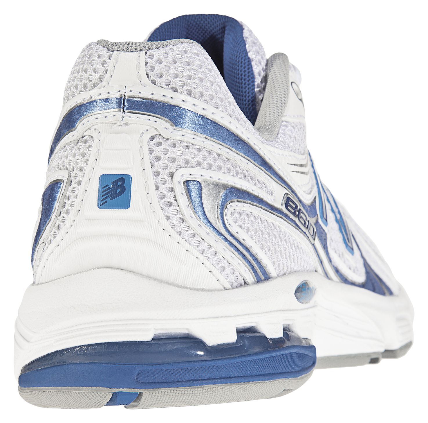 New Balance 860, White with Blue &amp; Grey