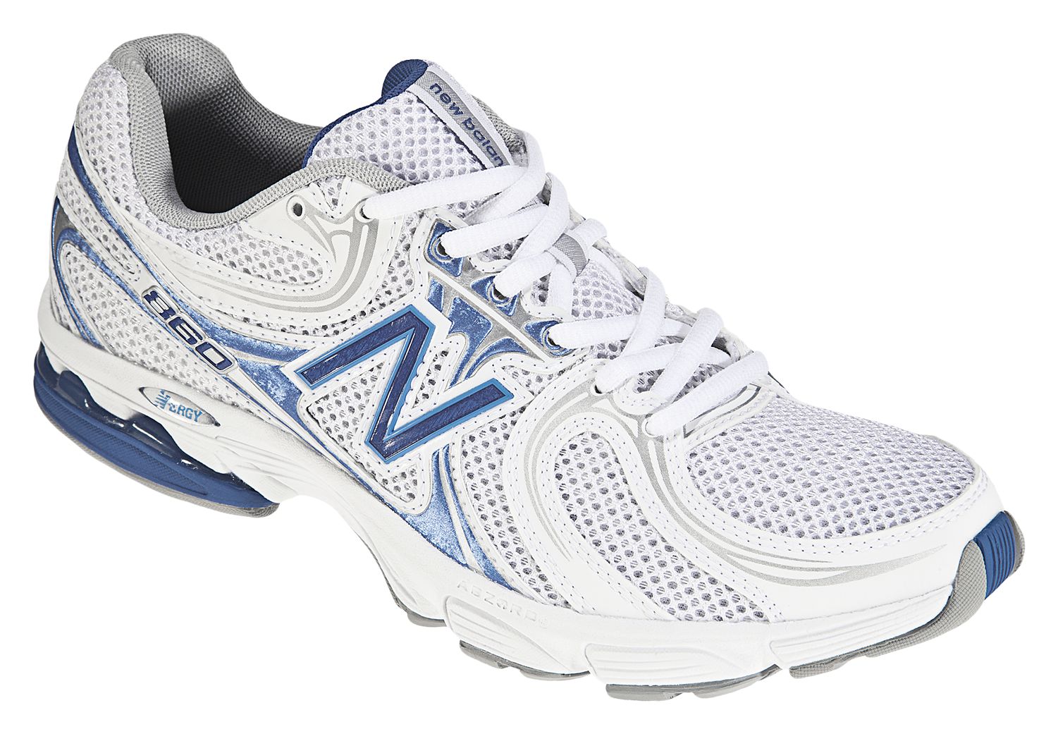 New Balance 860, White with Blue &amp; Grey