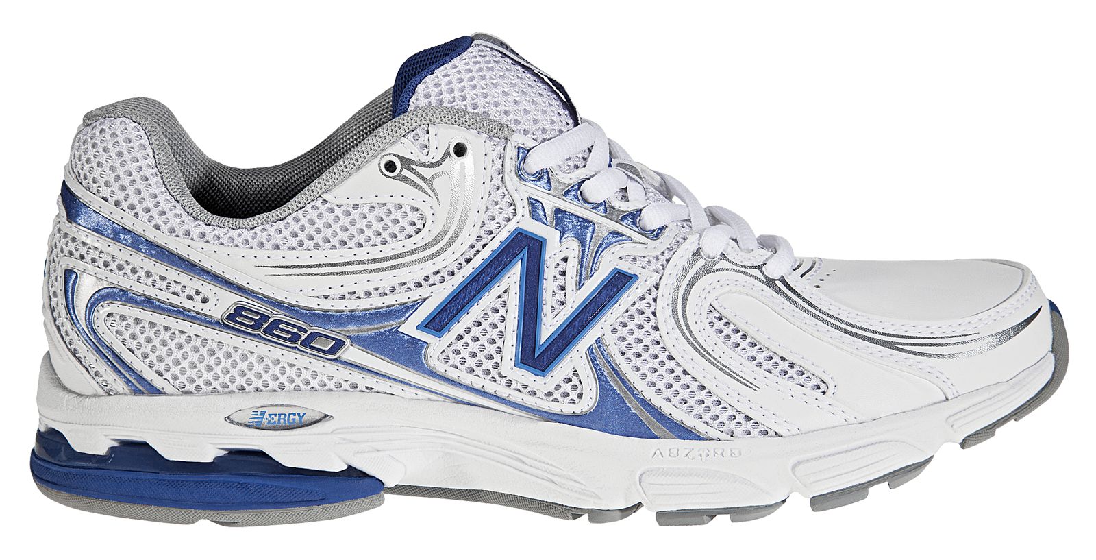 New Balance 860, White with Blue