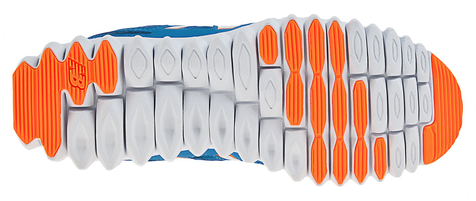 NBGruve 1157, Kinetic Blue with White &amp; Orange
