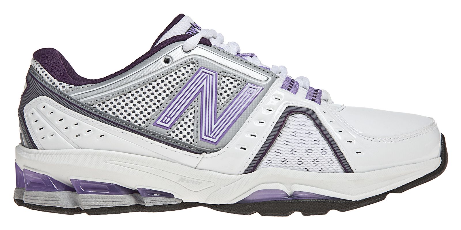 New Balance 1211, White with Silver & Purple
