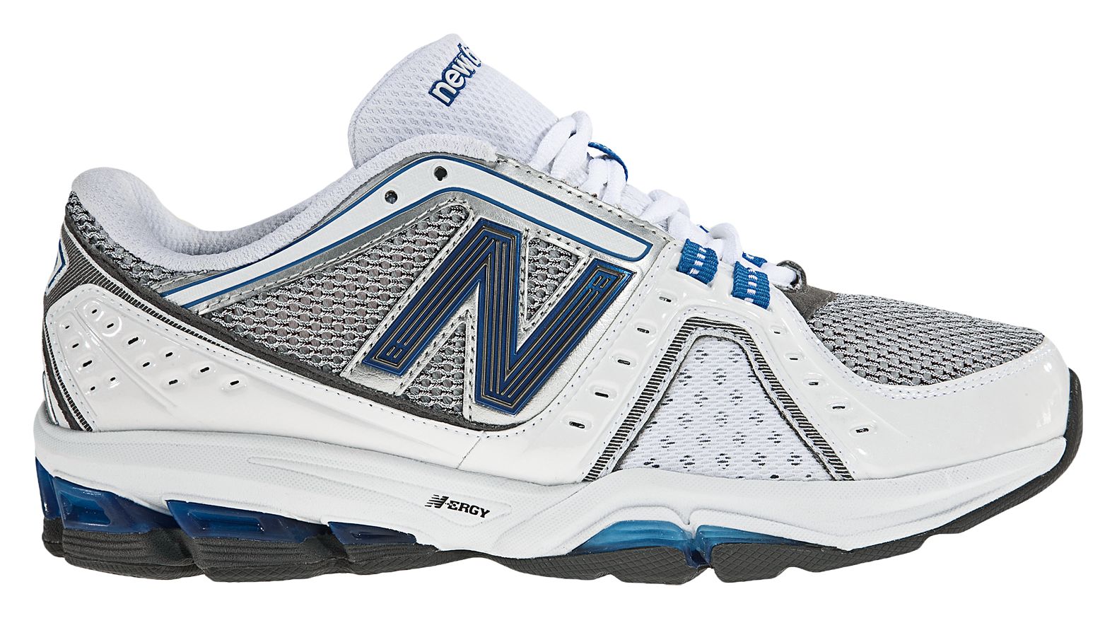 New Balance 1211, White with Blue Ashes