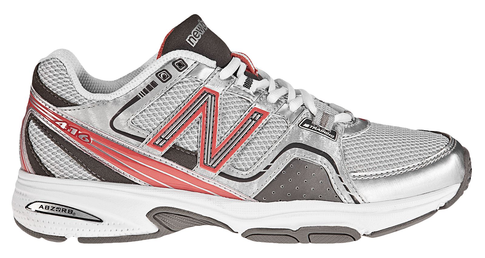 New Balance 416, Silver with Coral