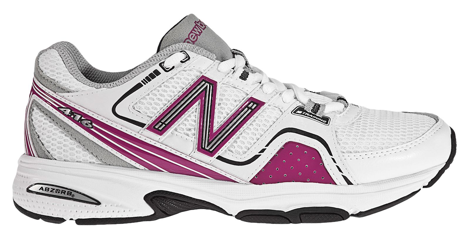 New Balance 416, White with Pink