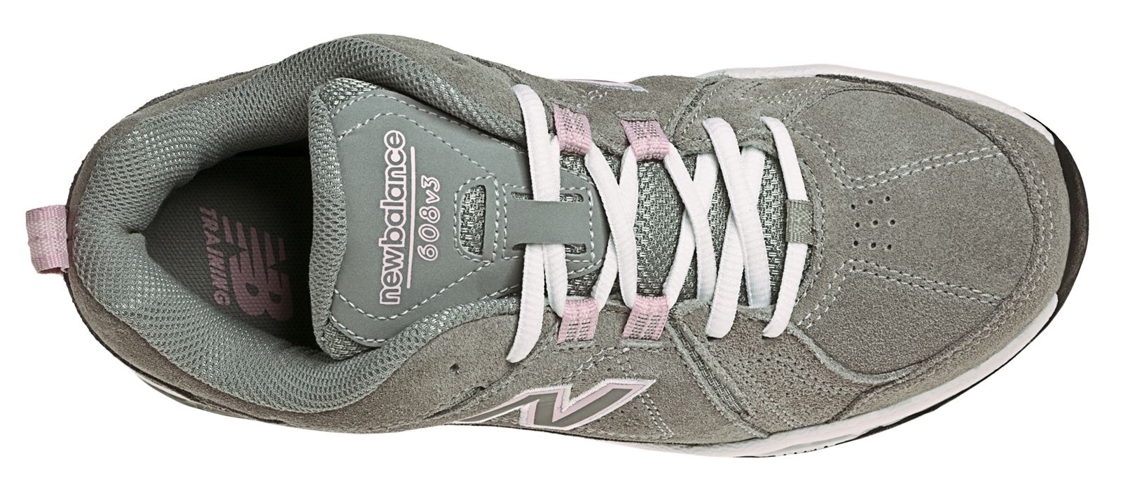 New Balance 608, Grey with Pink