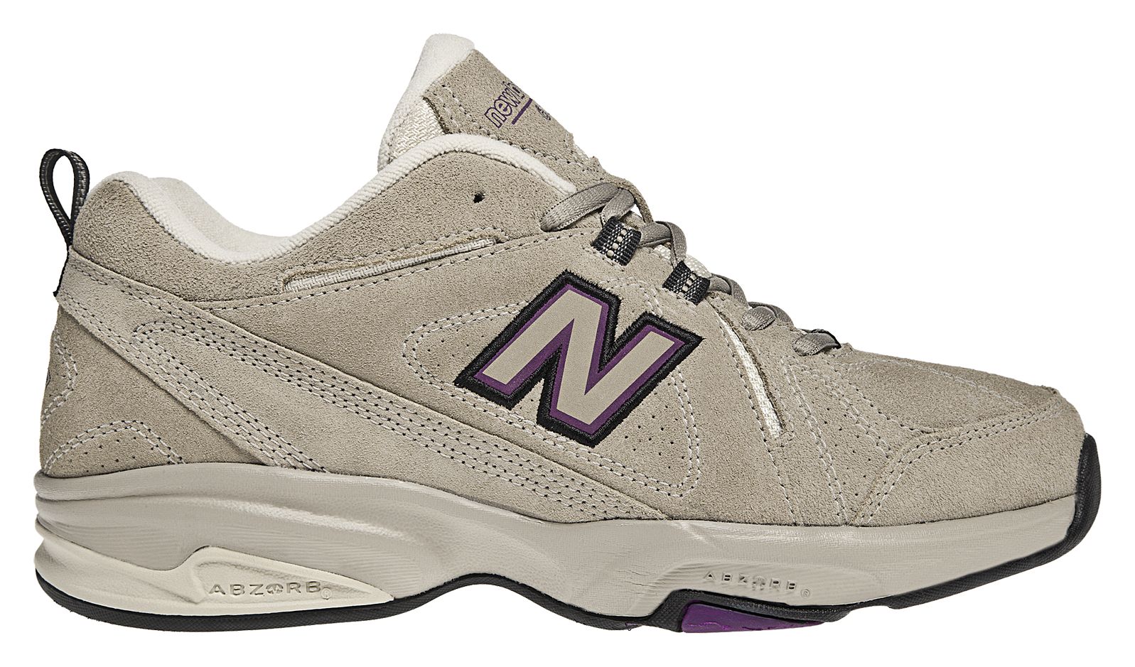 New Balance 624, Beige with Purple & Brown
