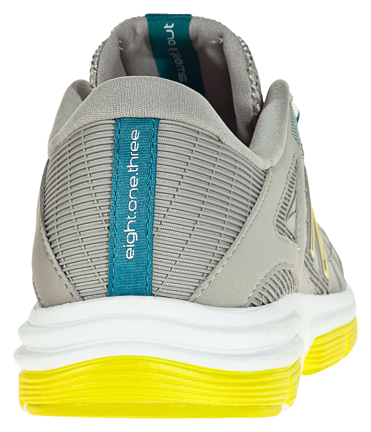 New Balance 813, Grey with Teal &amp; Lime Green