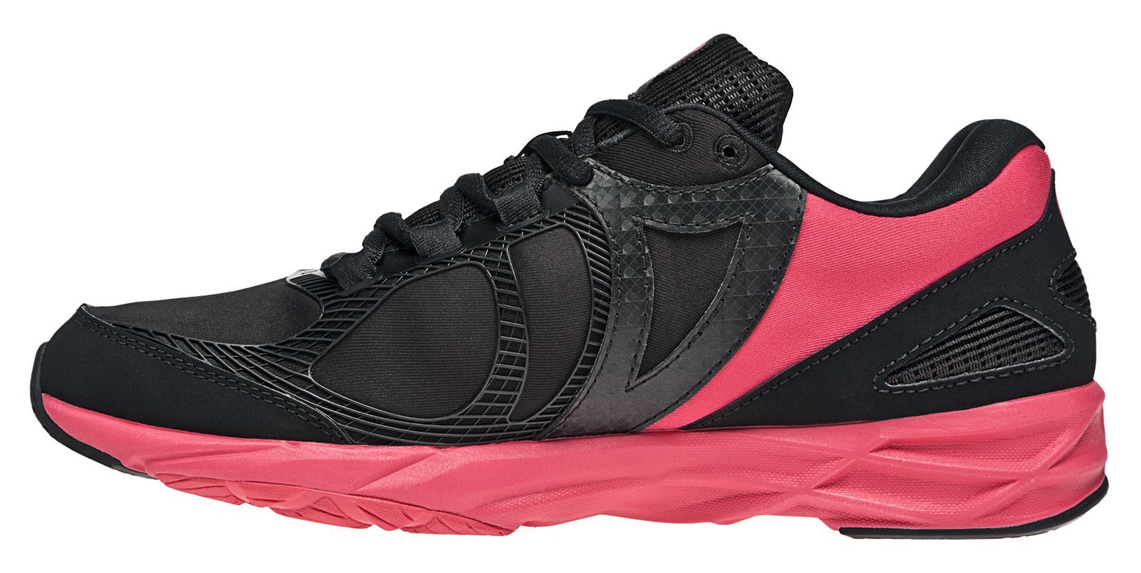 New Balance 877, Black with Diva Pink